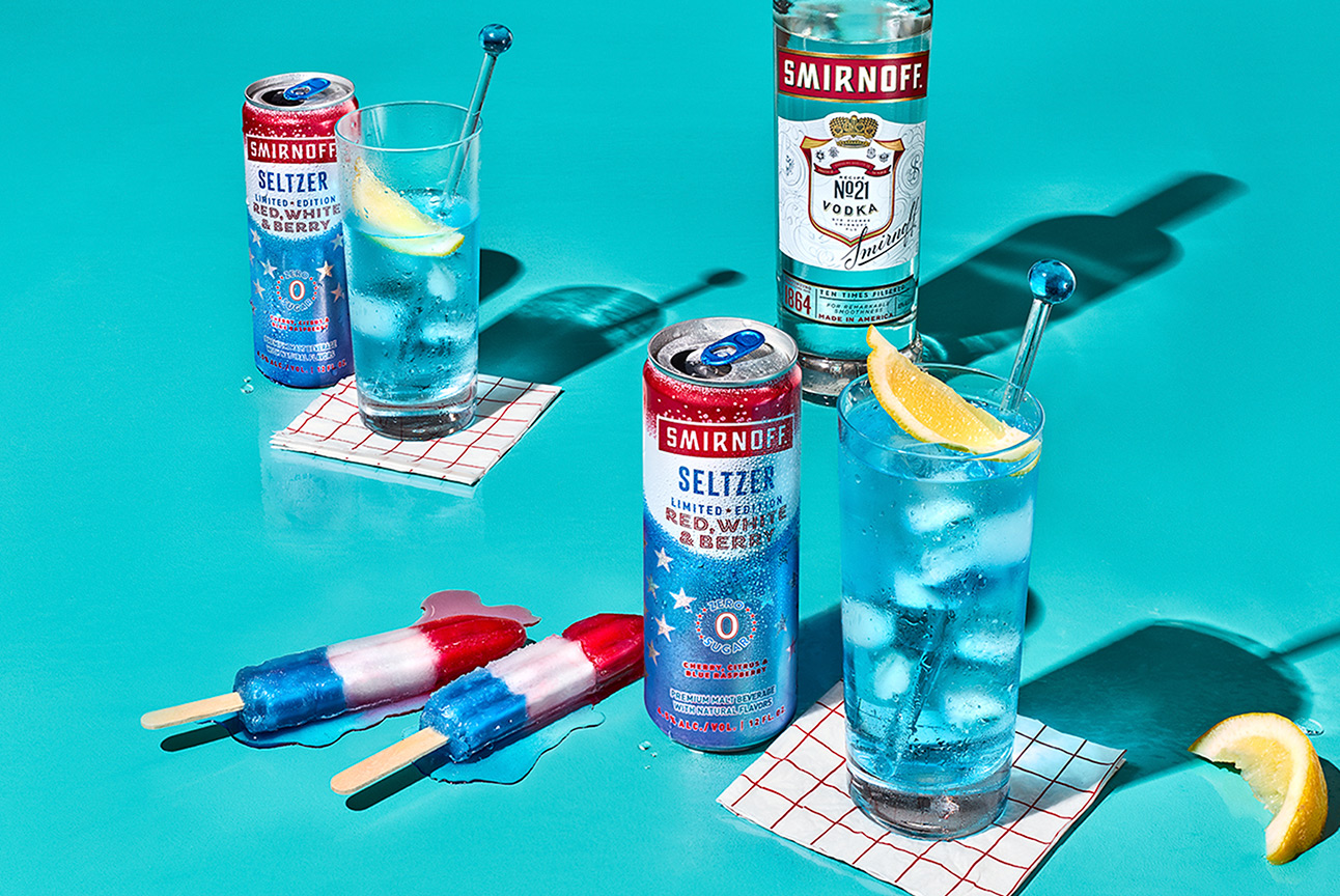 Berry Blue Breeze Seltzer Cocktail Smirnoff