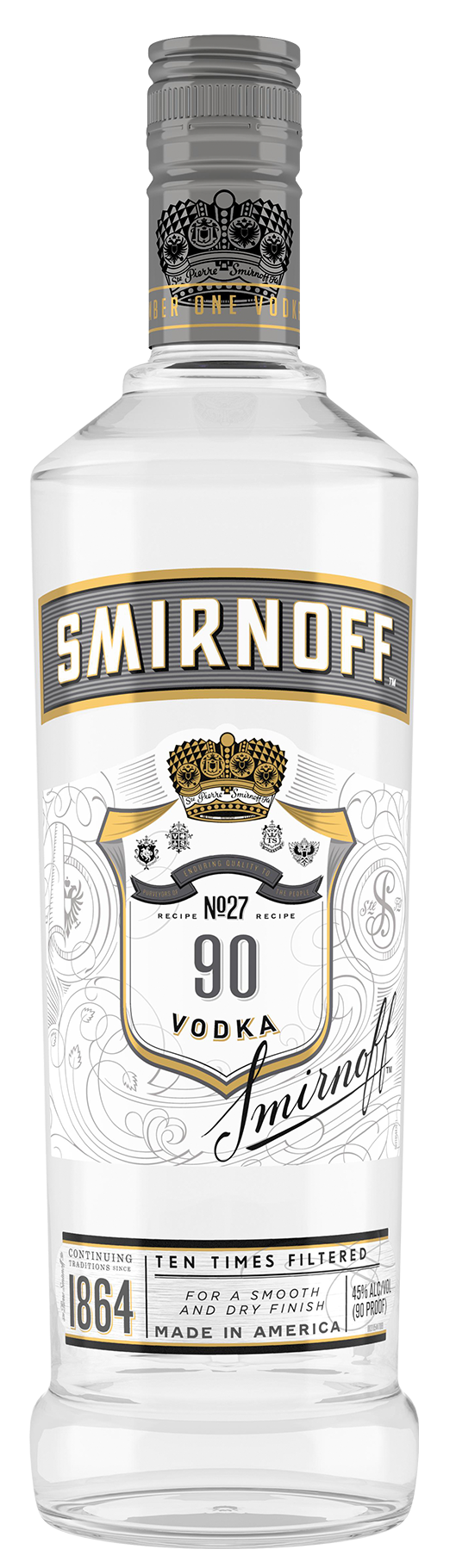 SMIRNOFF 90 PROOF VODKA